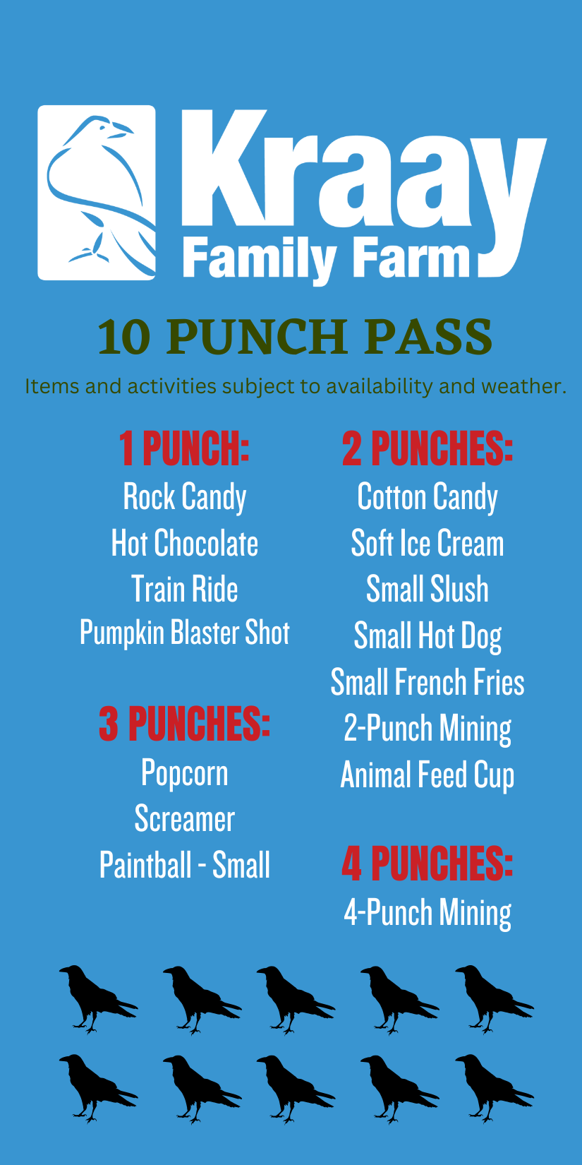 10 Punch Card